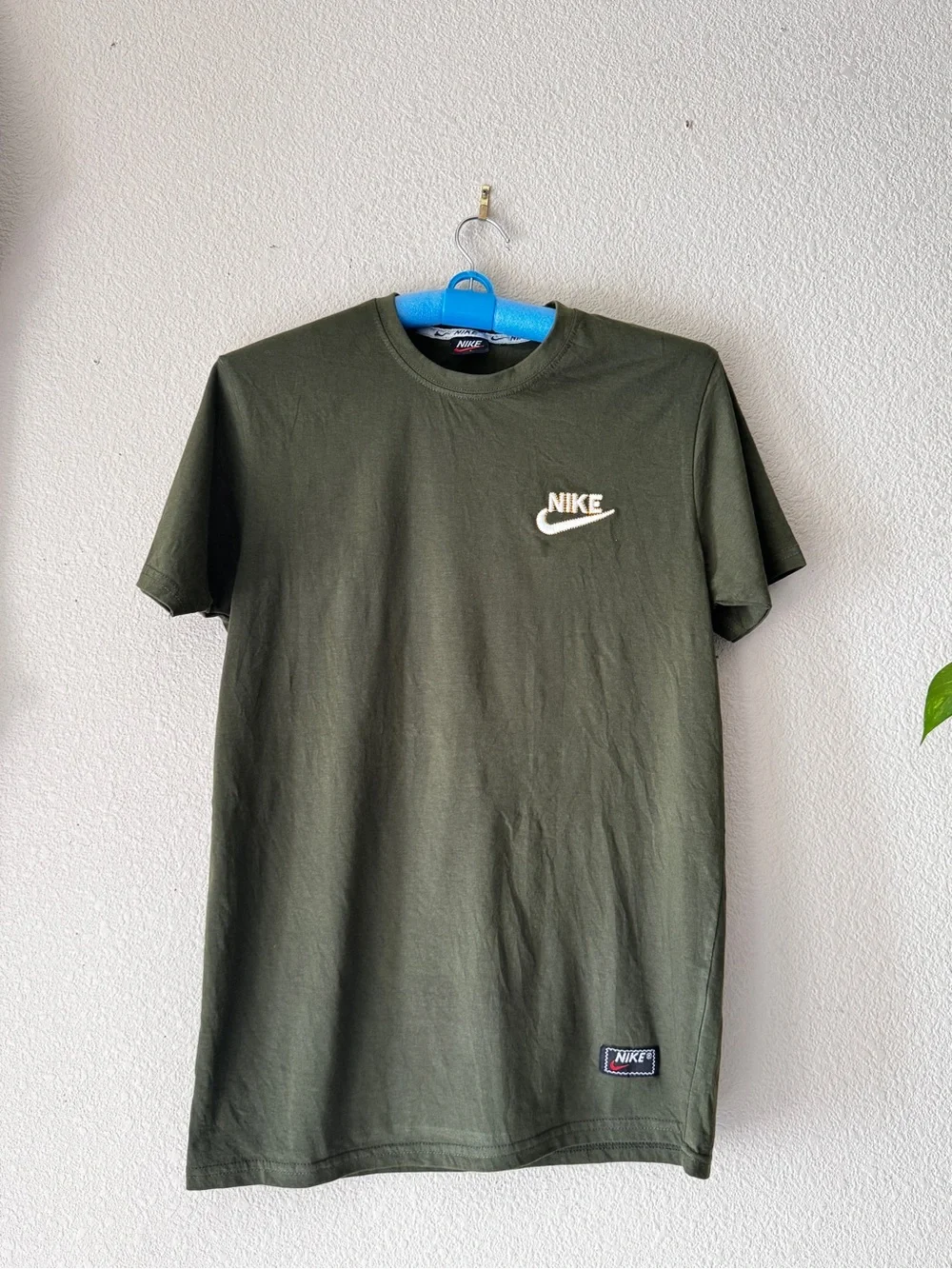 Nike Olive Green Short Sleeve Logo Tee